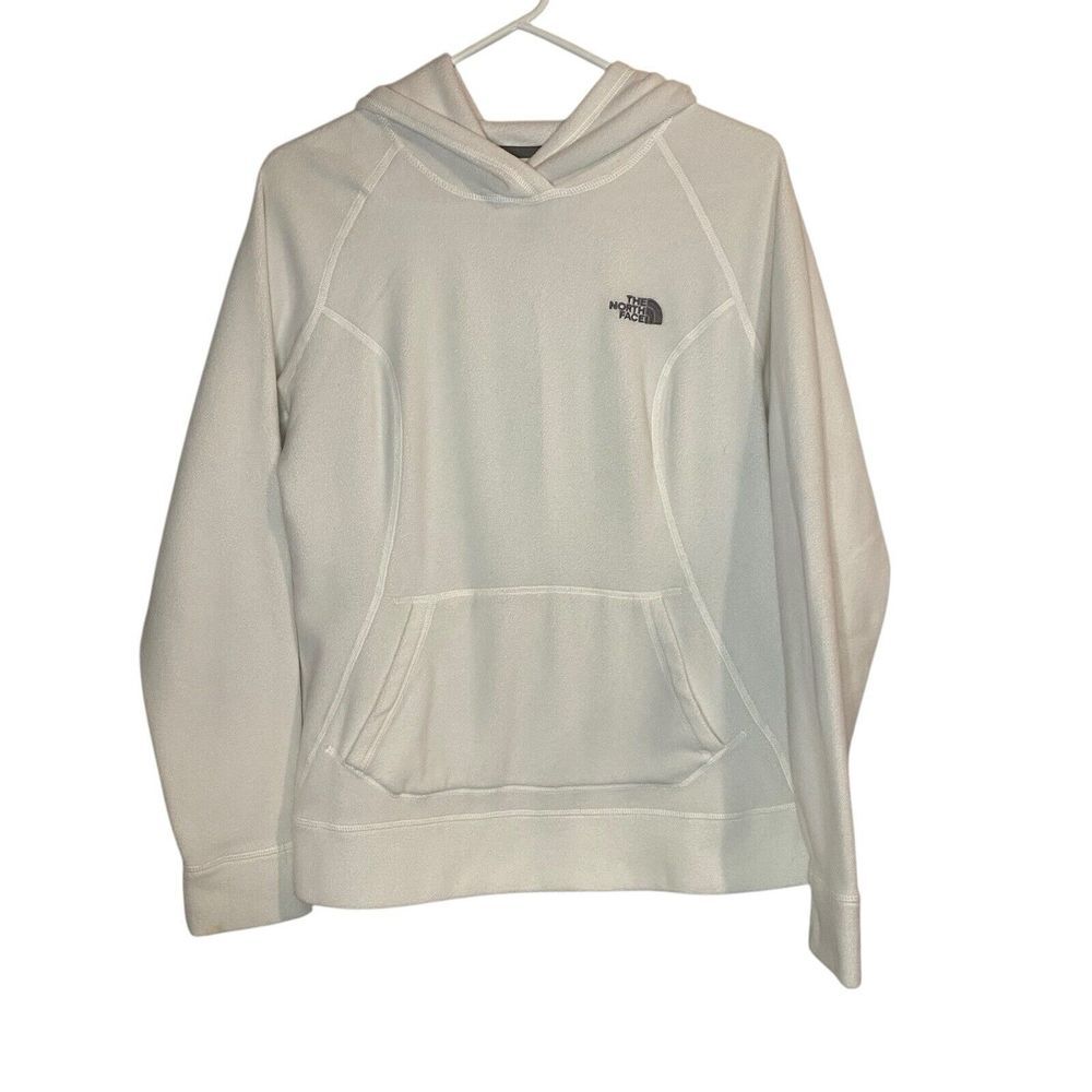 The North Face White Fleece Hoodie Women's‎ Size Medium Gorpcore Outdoors